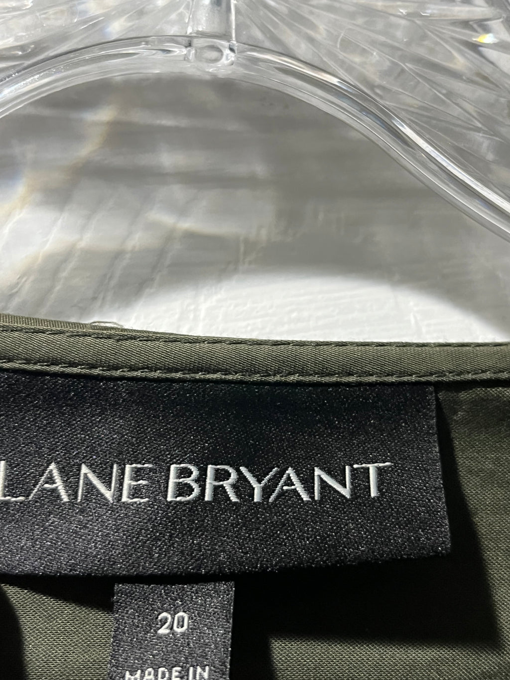 Lane Bryant Army Green Ruffle Maxi Dress – Size 20