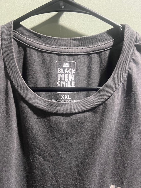 Black Men Smile (BMS) Graphic Lifestyle Tee – Size XXL