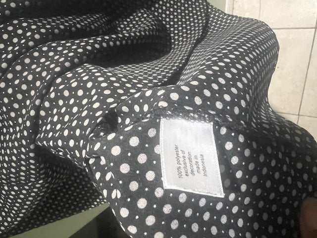 Lane Bryant Polka Dot Flutter Sleeve Blouse – Size 16