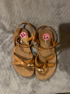 Girls heel & toe out sandal